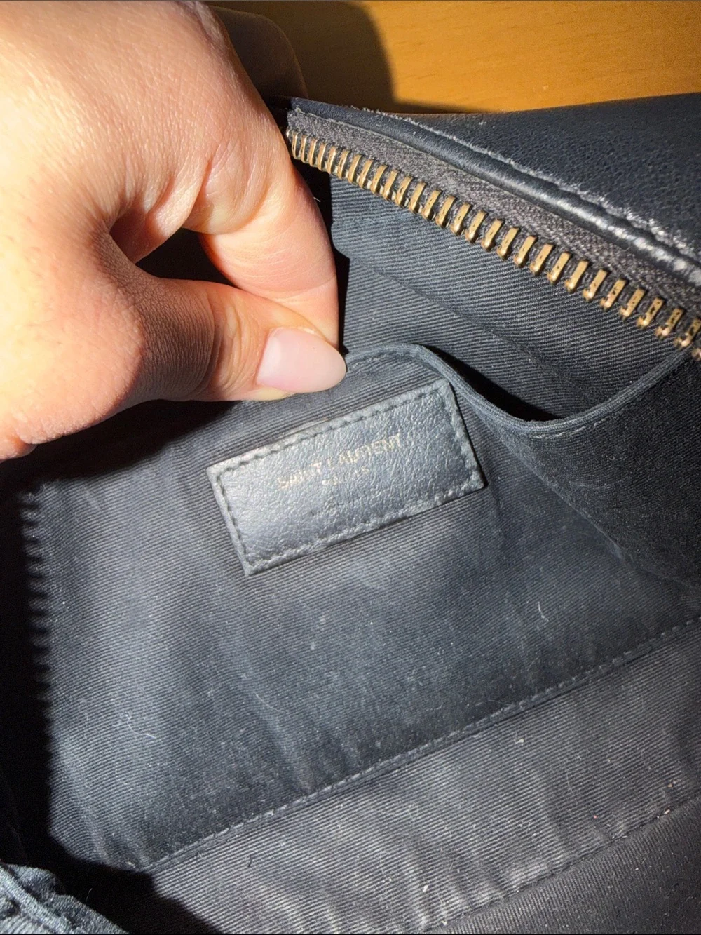 Saint Laurent Black Lou Camera Bag - Picture 8 of 11